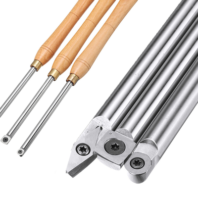 Insieme di Mini Size Woodturning Carbide Tool (3 pezzi) per le penne di giro o piccolo al progetto di giro di taglia media